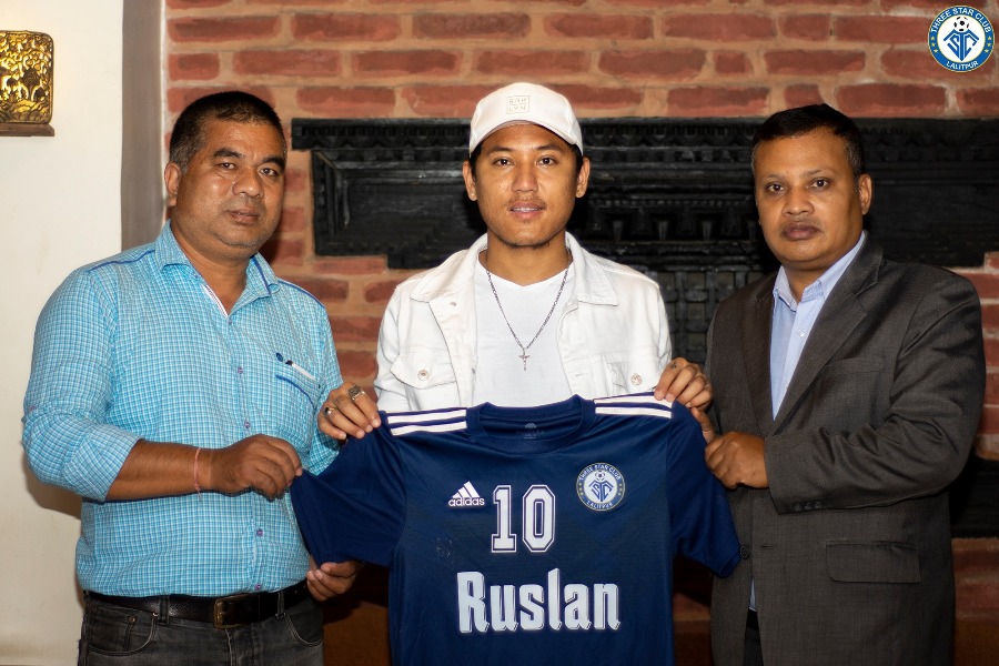 Dona Thapa, an energetic mid-fielder, signed a contract with Three Star Club